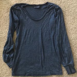 Michael Stars blue, shimmery top